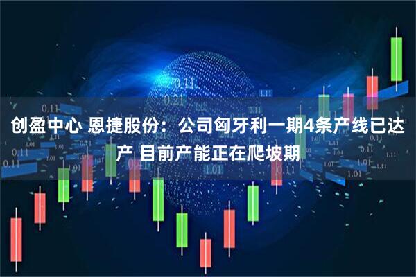创盈中心 恩捷股份：公司匈牙利一期4条产线已达产 目前产能正在爬坡期