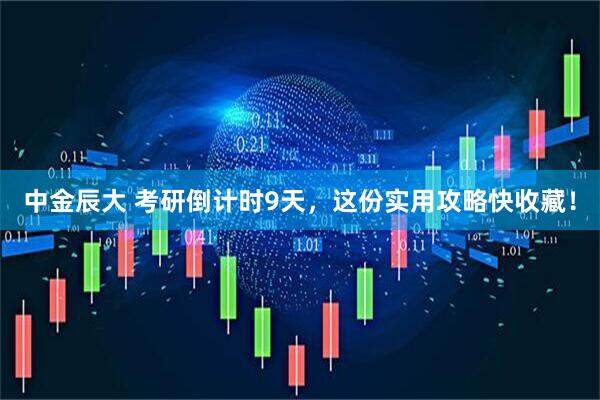 中金辰大 考研倒计时9天，这份实用攻略快收藏！