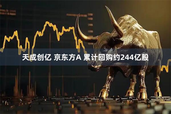 天成创亿 京东方A 累计回购约244亿股